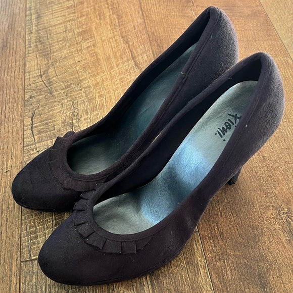 FIONI Clothing Shoes - FIONI Clothing Dark Brown Heels